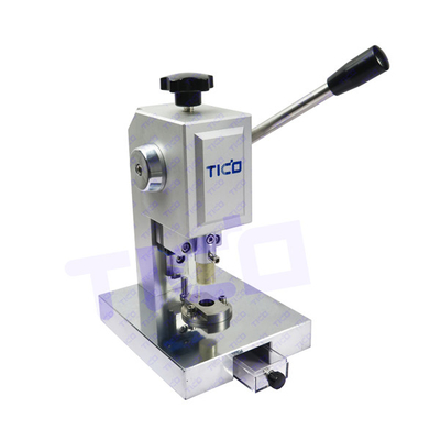 Beli TICO Coin Cell Manual Disc Cutter dengan 3 ~ 24mm Cutting Die Opsional online manufacture