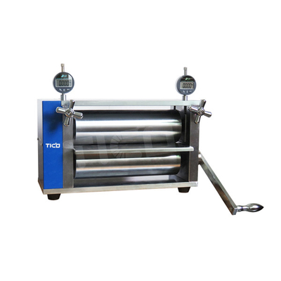 Beli 12 Inch Bench Top Manual Rolling Press Peralatan Baterai Elektrode Pembuatan online manufacture