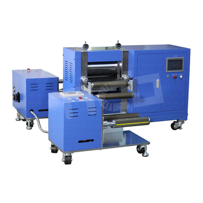 Beli Roll to Roll Pouch Battery Hydraulic Calendering Machine dengan Perangkat Winding & Unwinding online manufacture