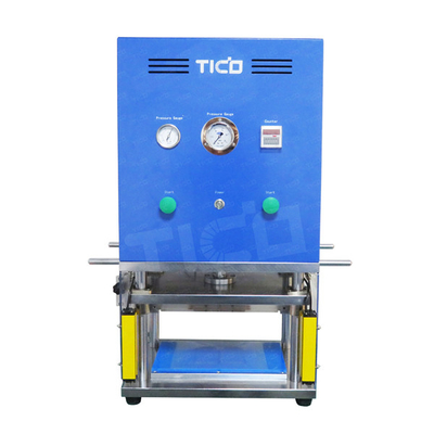 Semi Otomatis Kantong Cell Lab Peralatan Manual Elektrode Die Cutter AC110 220V Opsional