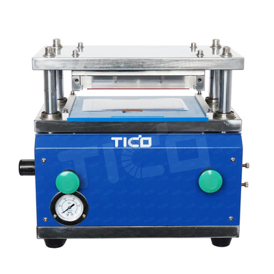 Kompak Kantong Cell Lab Peralatan Gas Didorong Manual Elektrode Die Cutter