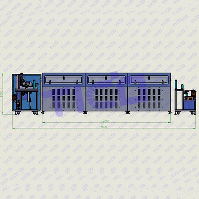 Transfer Film Battery Coating Machine Continuous Roll To Roll 3PH 380V 50Hz