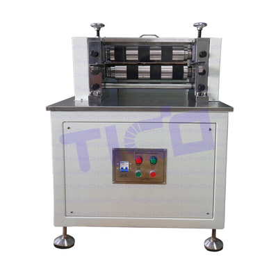 350mm Lebar Silinder Cell Lab Peralatan Elektrode Mesin Pemotong 1.1KW