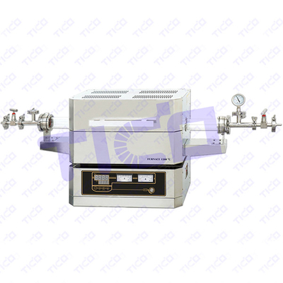 Tungku laboratorium zona tunggal AC220V 3KW 53x1000mm