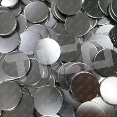 Komponen Baterai Button Cell 16.2*1.0mm CR20xx Series Spacer SUS 304 Baja tahan karat