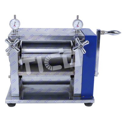 150mm Manual Rolling Press Machine Untuk Pabrik Elektron Baterai