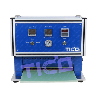 400mm Pouch Cell Mesin penyegelan panas Untuk Polymer Aluminium Laminated Film Sisi Atas