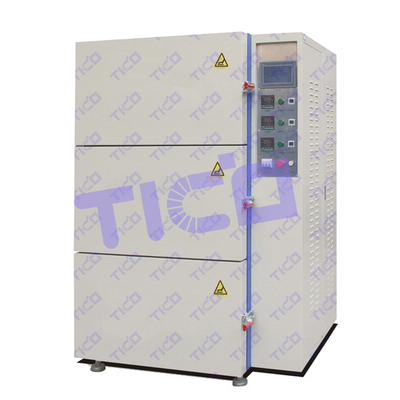 Oven pengeringan laboratorium 3 lapis vakum tinggi 3mm 304SS Kamar dalam