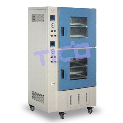 90L 2 Chamber Vacuum Pengeringan Oven Untuk Pemanasan Baterai Elektrode